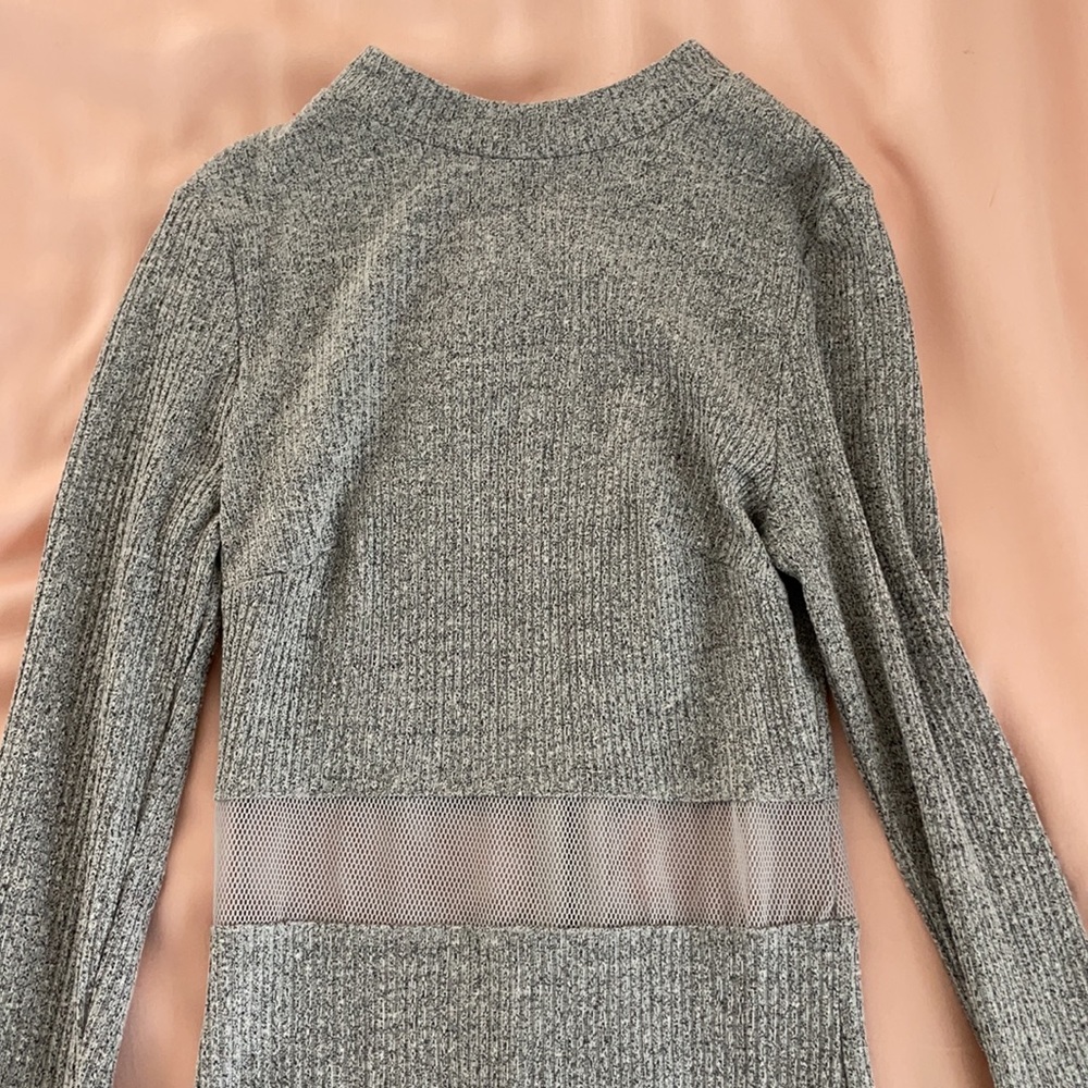LF Knit + Mesh Sweater Dress